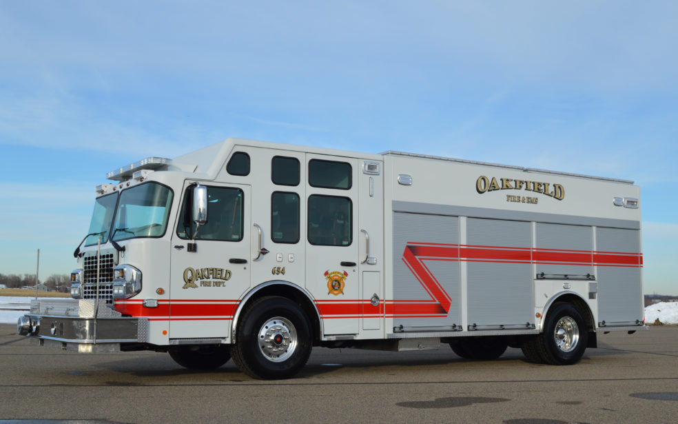 Rescue Pumper for Oakfield Fire and EMS CustomFIRE Testimonial CustomFIRE