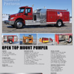 Open top mount pumper vital stats